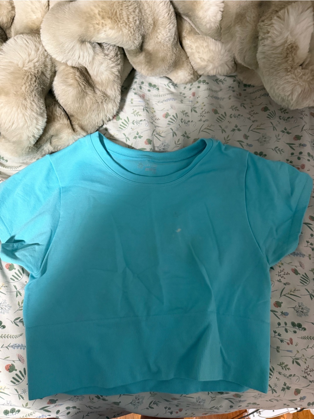 aerie Bright Turquoise Short Sleeve Tee